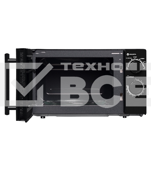 Микроволновая печь BBK 20MWS-773M/B-M черный, 20 л, 700 Вт, переключатели - поворотный механизм