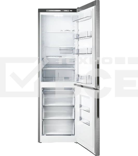 Холодильник Atlant ХМ-4624-141 нержавеющая сталь двухкамерный 228/119л морозилка снизу