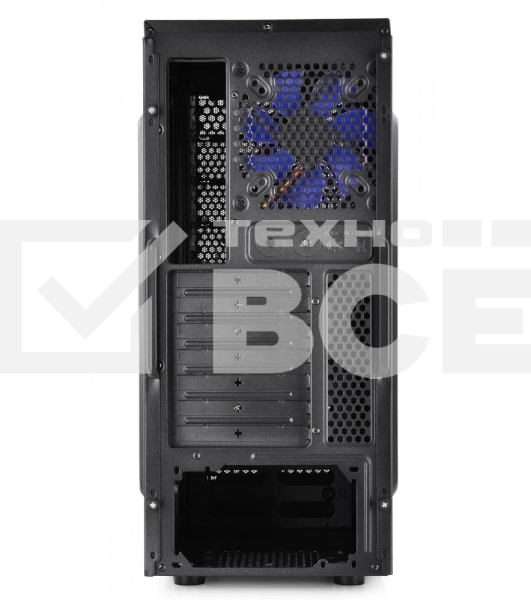 Компьютерный корпус Deepcool TESSERACT BF (one black fan) без БП, черный, ATX