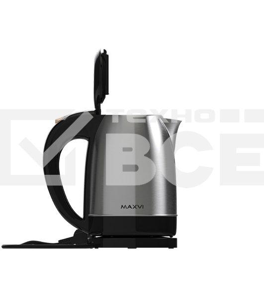 Чайник электрический Maxvi KE1721S silver-black