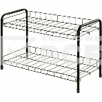 Этажерка для обуви NIKA ЭТ3/Ч черный,2 яруса,435*660*300, фото 1