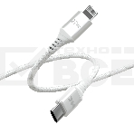 Кабель MORE CHOICE (4620202554192) K69ia 2м USB 3.0A PD 27W для Lightning ng 8-pin Type-C - 2м, белый, фото2