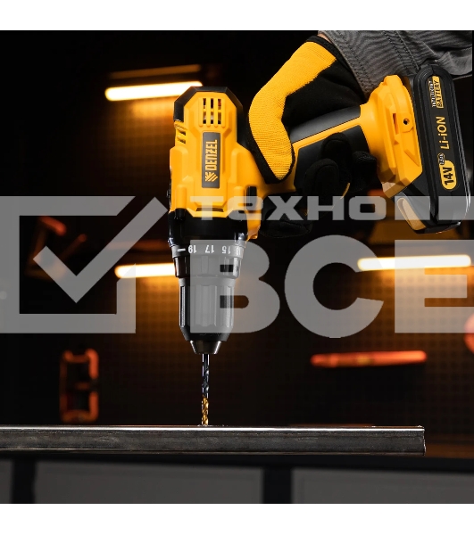 Набор сверл по металлу Denzel 1-10 мм, HSS-Tin, Golden Tip, 10 шт