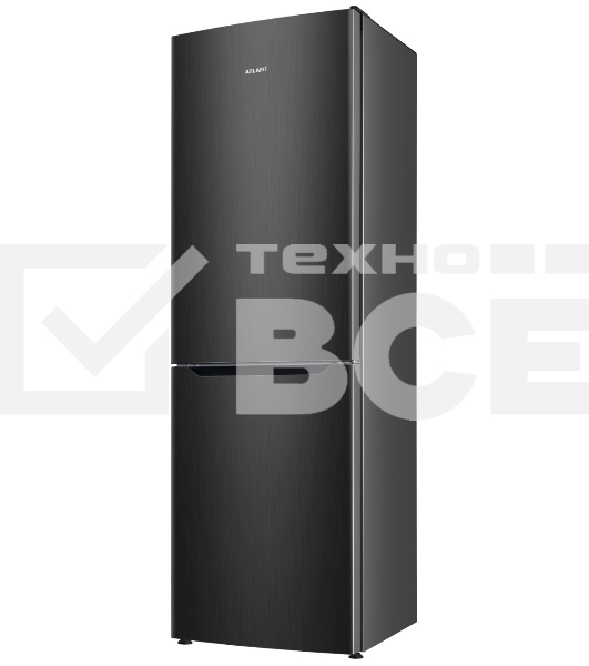 Холодильник Atlant XM 6623-159 черный металлик двухкамерный 182/159л морозилка снизу