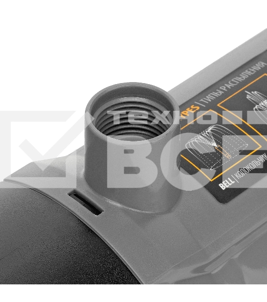 Насос фонтанный Denzel FNP31-24 31 Вт, подъем 2,4 м, 1500 л/ч, колокольчик/2 каскада/гейзер