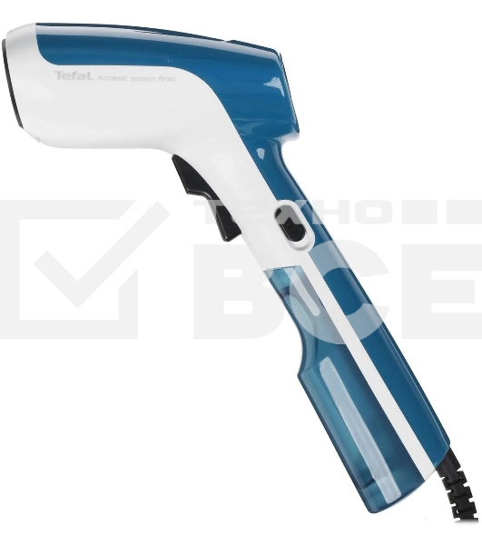 Отпариватель ручной Tefal DT6130E0 1300 Вт, 20 г/мин, резервуар 700 мл. белый/голубой