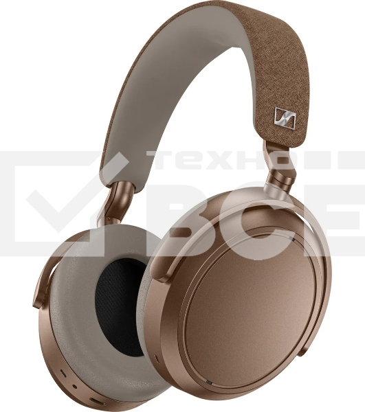 Беспроводные/проводные наушники Sennheiser Momentum 4 Wireless коричневый, полноразмерные, Bluetooth + проводной, активное шумоподавление, до 60 ч