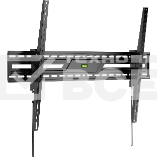 Кронштейн для телевизора Ultramounts UM850T черный 43'-100' макс.75кг настенный наклон