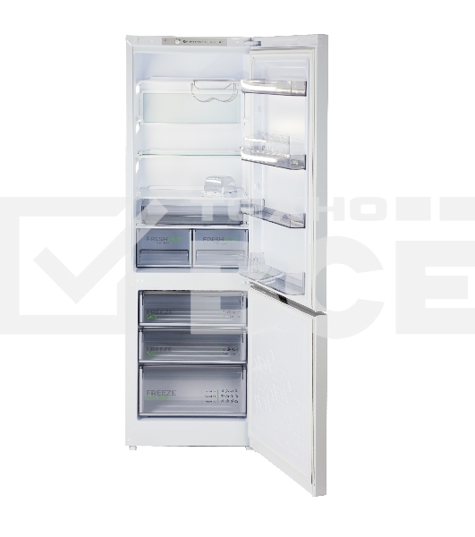 Холодильник Бирюса Б-6130 белый двухкамерный 245/100л морозилка снизу