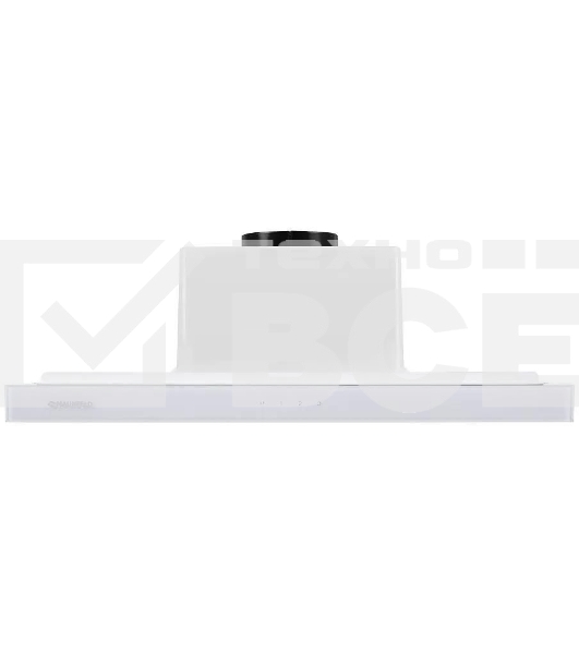 Вытяжка встраиваемая Maunfeld Ouse Touch Glass 60 белый, 60 см, 750 куб. м/ч, 48 дБ