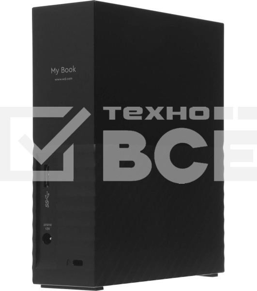 Внешний HDD Western Digital My Book WDBBGB0220HBK, 22TB, USB 3.2 Gen 1 Type-A, 5400 rpm, черный