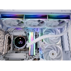 Система жидкостного охлаждения Thermalright Frozen Magic 360 Digital V2 ARGb Soc-AM5/AM4/1200/1700/1851 белый 4-pin 28dB Al LCD Ret (F-MAGIC-360-DIGITAL-WH-ARGb-V2), фото4