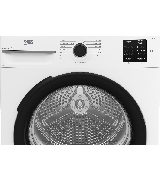 Сушильная машина Beko BM3T38220 белый, 8 кг, сушка - конденсационная, программ - 15, 59.8 x 84.6 x 54.5 см