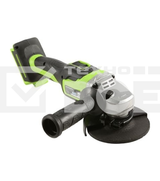 Угловая шлифовальная машина аккумуляторная GreenWorks GD24AGk4, 24V, бесщеточная, c 1хАКБ 4 А·ч и ЗУ в сумке (3200207UB)