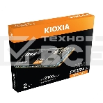 Накопитель SSD Kioxia Exceria G2, 500GB, M.2 2280, PCIe 3.0 x4, NVMe, R/W 2100/1700, фото2