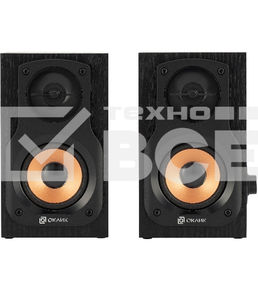 Колонки Oklick OK-162 2.0 темное дерево 8Вт