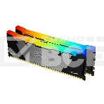 Оперативная память Kingston Fury Renegade, DDR4, 32GB (2x16GB), 3600MHz, CL16, с радиатором, RGB, серебристый/черный, фото4