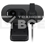 Камера Web Logitech HD Webcam Brio 90 графитовый 2Mpix (1920x1080) USB 2.0 с микрофоном (960-001581), фото 1