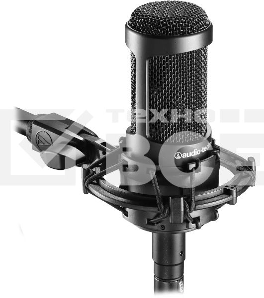 Микрофон проводной Audio-Technica AT2035 черный/черный