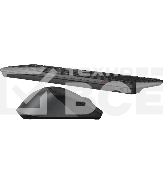 Клавиатура + мышь A4Tech Fstyler FG2400 Air2 клав:черный мышь:черный USB беспроводная slim (FG2400 AIR2 BLACK)