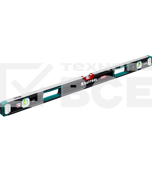 Уровень Kraftool A-RATE CONTROL 2000 мм, магнитный сверхпрочный уровень с зеркальным глазком