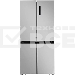 Холодильник  LEX LCD450XID серебристый трехкамерный 288/129л морозилка снизу Side-by-Side, фото5