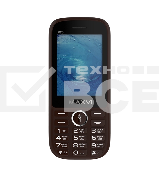 Мобильный телефон Maxvi K20 кофейный