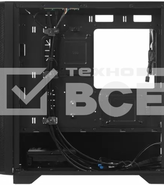 Компьютерный корпус Montech AIR 100 LITE черный без БП mATX 2x120мм 1xUSB2.0 2xUSB3.0 audio bott PSU