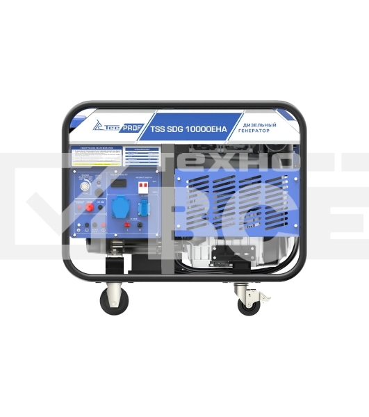 Электрогенератор дизельный ТСС SDG 10000EHA, 11 кВт, 82 дБ, 190 кг