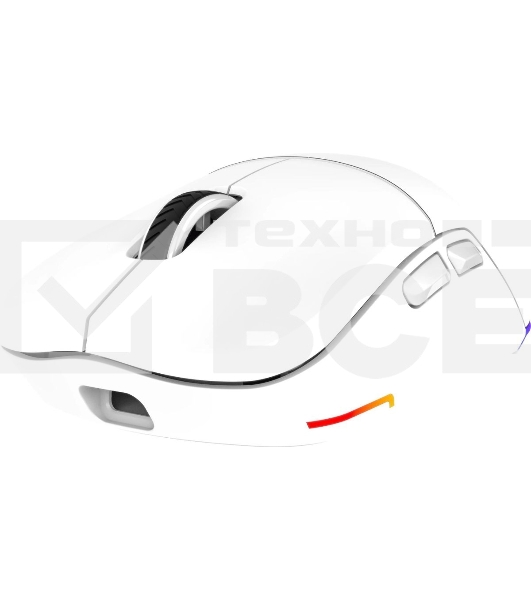 Мышь беспроводная Oklick 900GMW белый, 26000 dpi, радиоканал, Bluetooth, USB, кнопки - 6