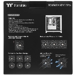 Комплект вентиляторов для корпуса Thermaltake TOUGHFAN EX12 Pro (3 шт.) черный, 120 мм, 2000 об/мин, 29.8 дБ, 4 pin, фото3