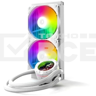 Система водяного охлаждения ID-Cooling SL240 XE ARGB белый 120мм алюминий+медь 1800rpm 30db 4-pin 300W