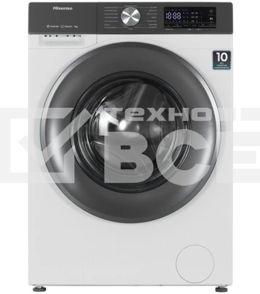 Стиральная машина Hisense WF3S7021BW2 белый, загрузка фронтальная 7 кг, 1200 об/мин., класс: А