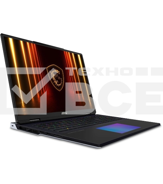 Ноутбук MSI Titan 18 HX AI A2XWJG-206RU черный Core Ultra 9 285HX 64Gb SSD4Tb NVIDIA GeForce RTX 5090 для ноутбуков 24Gb 18
