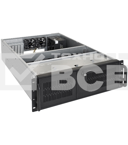 Серверный корпус ExeGate Pro 4U650-010/4U4139L RM 19', высота 4U, глубина 650, БП 1100RADS, USB