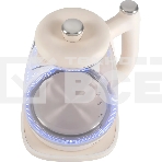 Чайник электрический Starwind SKG4042 1.8л. 1800Вт слоновая кость корпус: стекло, фото5