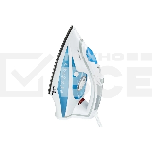 Утюг Добрыня DO-3122 2600 Вт, керам, верт.отп, 350мл. бело/голубой
