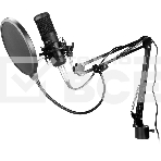 Микрофон проводной Оклик SM-600G 2.5м черный, фото3