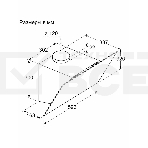 Вытяжка наклонная Bosch DWK64PJ60T черный, 60 см, 400 куб. м/ч, 69 дБ, фото2