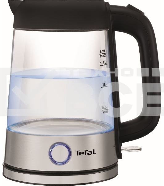 Чайник электрический Tefal KI750D30 1.7 л, 1700 Вт, серебристый/металл