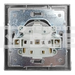 Розетка 1-мест. LEZARD с/з ПБТ СП ZIMA IP20 16А безвинт. зажим серый матовый 704-7488-122BQC, фото3