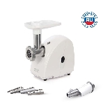 Мясорубка электрическая Аксион М32.04 белый, 1500 Вт, 1.7 кг/мин, защита от перегрузки, насадки - 2, фото 1