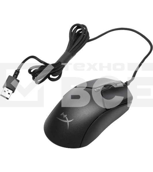 Мышь беспроводная HyperX Haste 2 черный, 26000 dpi, радиоканал, Bluetooth, USB, кнопки - 5