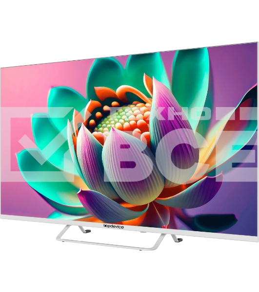 Телевизор Topdevice 43'' TDTV43CS07U белый LED 4k UHD 60Hz Smart TV