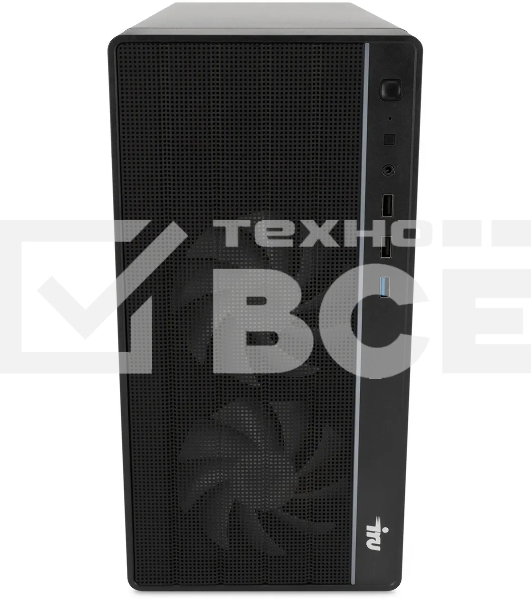 ПК IRU Game 510H6SEA MT i5 12400F (2.5) 16Gb SSD512Gb RTX3050 6Gb Free DOS GbitEth 500W черный (2023150)