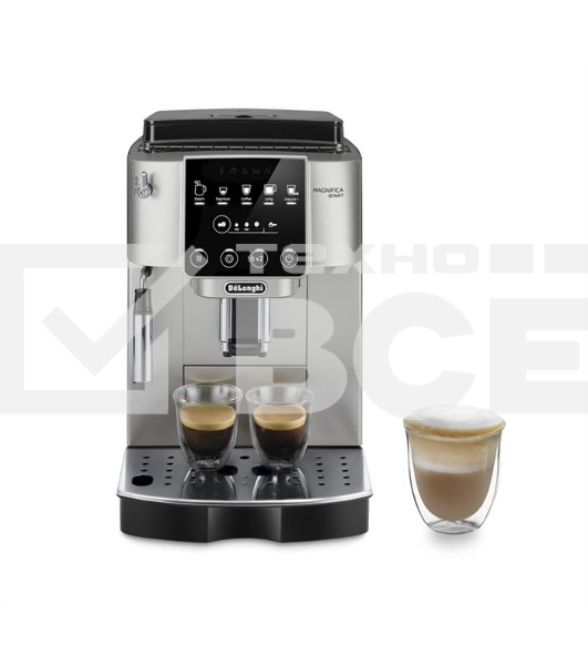 Кофемашина автоматическая DeLonghi ECAM220.31.SB черный/серебристый, исп. кофе - молотый/зерновой, 1.8 л, 1450 Вт, 15 Бар.
