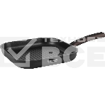 Сковорода-гриль Rondell Ginger RDA-1531 квадратная 26см покрытие: антипригарное ручка несъемная (без крышки) черный, фото 1