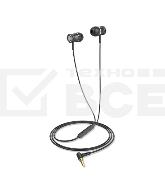 Наушники проводные Havit Wired earphone черный