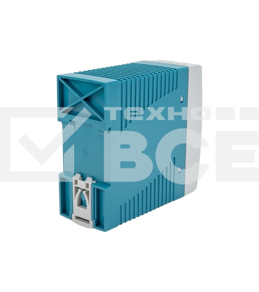 Блок питания AC-DC, 60Вт, на DIN рейку, вход 90-264В AC, 47-63Гц, 127-370В DC, выход 24В,2.5А, регулировка 24-30В, димминг 3 в 1, в кожухе