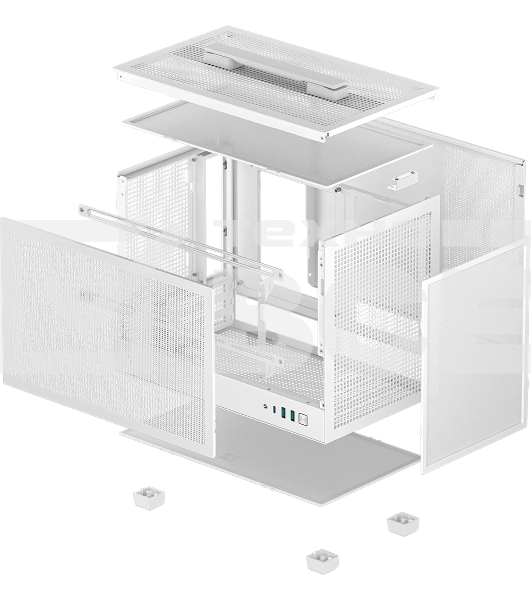Компьютерный корпус для ПК Deepcool CH160 MESH WH